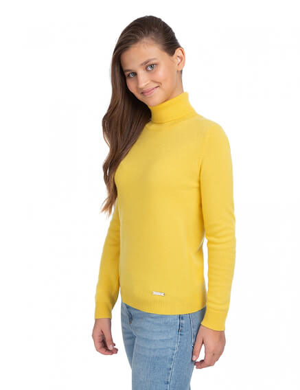 Свитер Cashmere подростковый с высоким воротом, фото 2