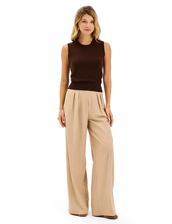 Топ трикотажный, цвет шоколад, фото 3