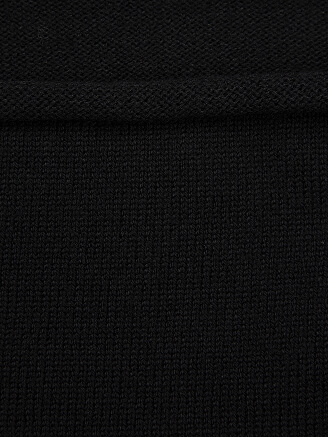 Теплый снуд из шерсти мериносов, цвет черный, фото 3