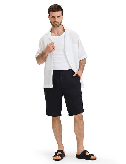 Шорты мужские casual, цвет черный, фото 1