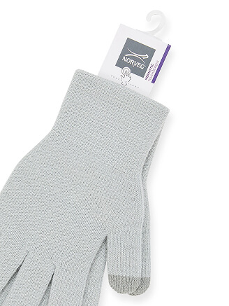 Перчатки Merino TEC Touch Screen, цвет светло-серый, фото 2