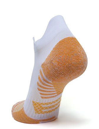 Носки женские ORGANOMICA Sport, цвет оранжевый+белый, фото 2