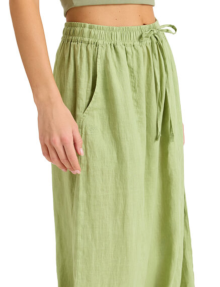 Брюки женские "baggy" серии LINEN, цвет фисташковый, фото 3