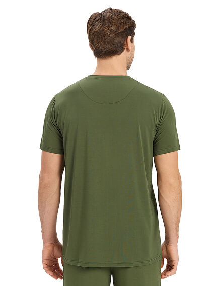 Футболка мужская серии Bamboo, цвет олива, фото 2