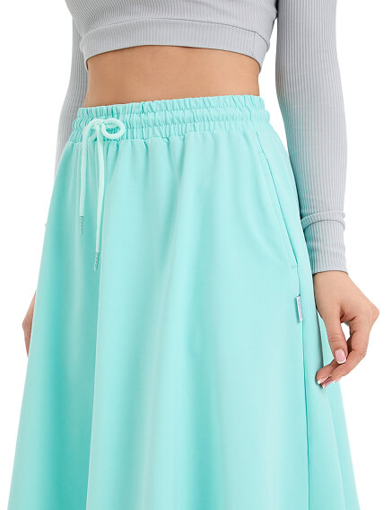 Юбка женская ORGANOMICA Cotton, цвет тиффани, фото 3