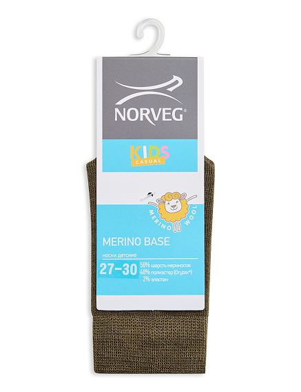 Merino Base PR Носки детские, цвет темно-синий, фото 3