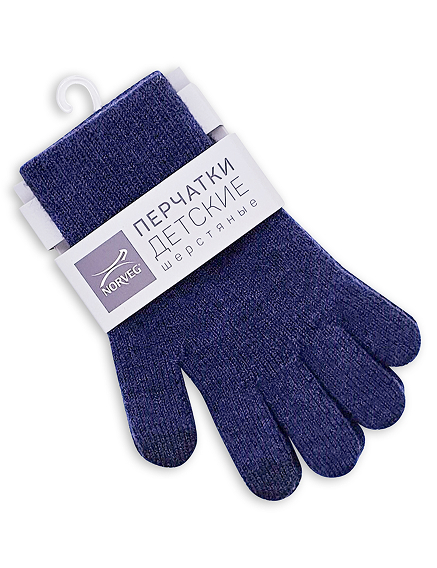 Перчатки детские сенсорные, цвет темно-синий, фото 2