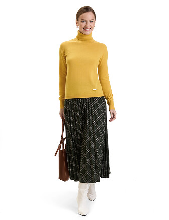 Водолазка женская Cash Touch, цвет манго, фото 3