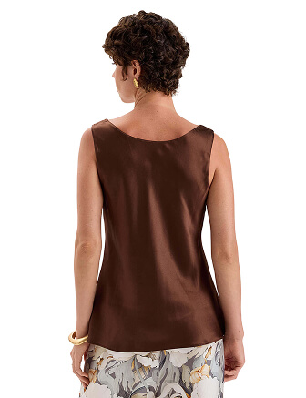 Топ женский SILK, цвет шоколад, фото 2
