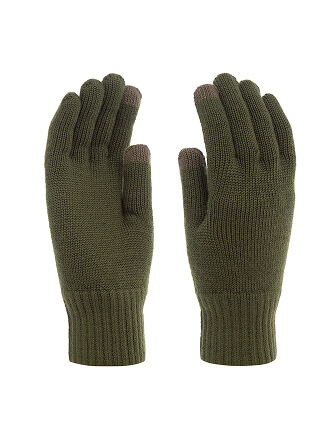 Перчатки мужские Merino TEC Touch Screen, цвет олива, фото 1