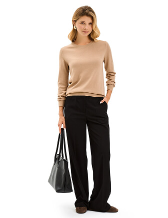 CashTouch Джемпер женский с круглым воротом, цвет бежевый, фото 3