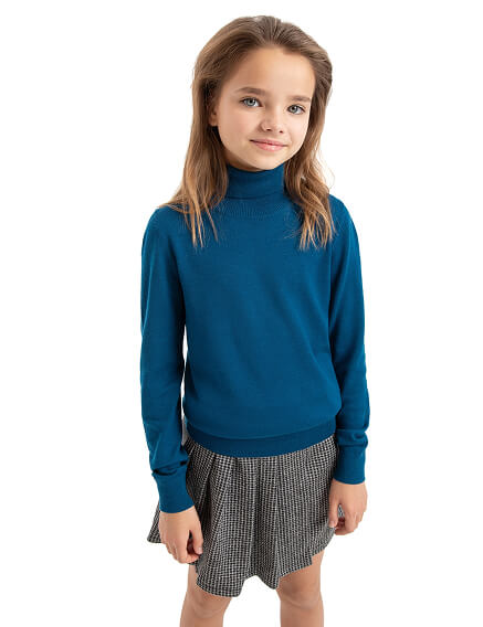Шерстяной свитер Cash Touch для девочек, фото 1
