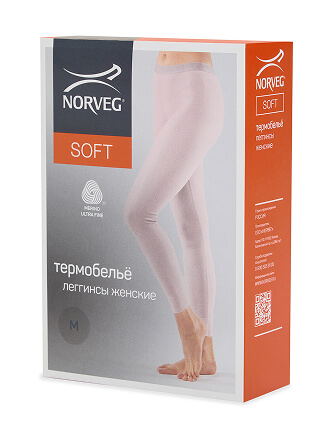 Термобелье леггинсы серии SOFT. Знак Woolmark, фото 3