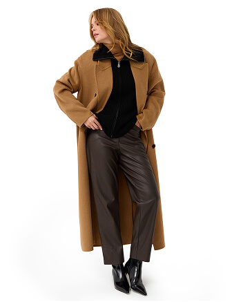 Жилет женский на молнии, цвет черный, фото 3