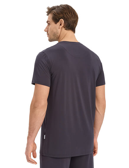 Футболка мужская серии Bamboo, цвет темно-синий, фото 2