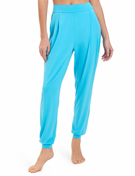 Джоггеры женские серии Bamboo, цвет бирюзовый, фото 2