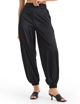 Брюки-джоггеры серии SILK, цвет черный, фото 2