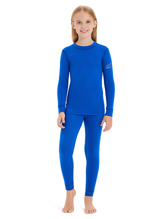SOFT Комплект термобелья для девочек, цвет ультрамарин, фото 1