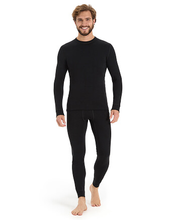 Комплект термобелья мужской Island Cup для охоты, рыбалки и активного отдыха больших размеров, цвет черный, фото 1