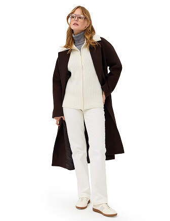 Жилет женский на молнии, цвет белый, фото 3