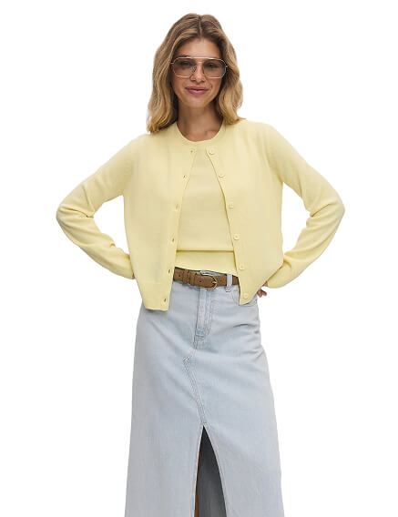 Топ трикотажный, цвет сливочный, фото 3