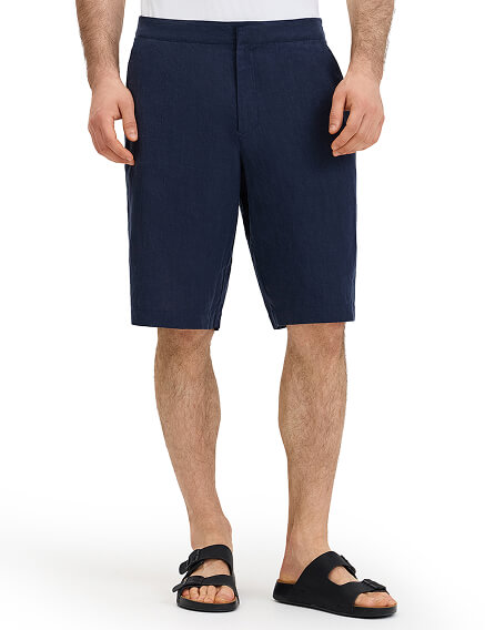 Шорты мужские casual, цвет темно-синий, фото 2