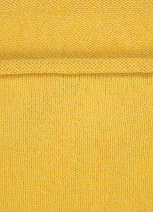 Теплый снуд из шерсти мериносов, цвет соломенный, фото 3