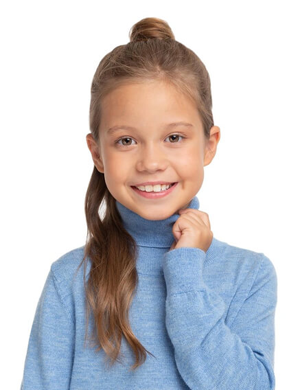 Шерстяной свитер Cash Touch для девочек, фото 3