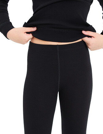 SOFT Комплект термобелья для девочек-подростков, цвет черный, фото 3