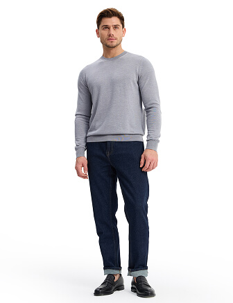 Джемпер Cash Touch, цвет светло-серый меланж, фото 3