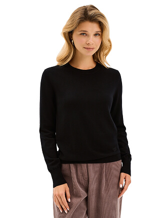 CashTouch Джемпер женский с круглым воротом, цвет черный, фото 1