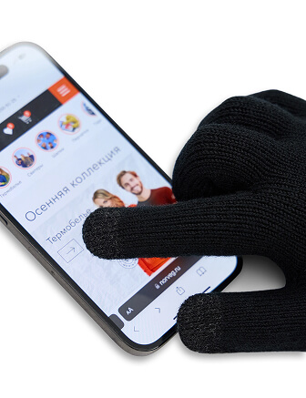 NORVEG Перчатки женские, цвет черный, фото 3