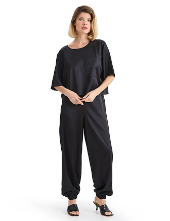 Топ женский серии SILK, цвет черный, фото 3