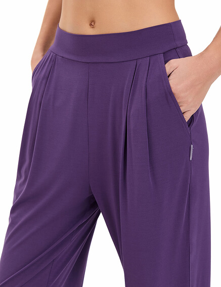Джоггеры женские серии Bamboo, цвет фиолетовый, фото 3