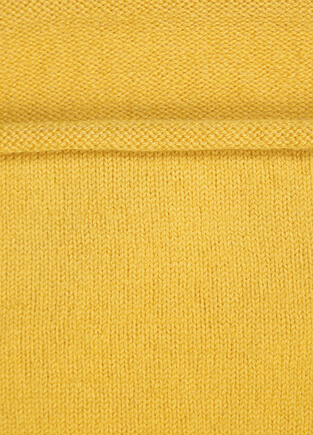 Теплый снуд из шерсти мериносов, цвет соломенный, фото 3