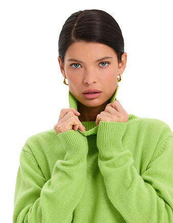 Свитер Merino Base из шерсти, цвет светло-зеленый, фото 2