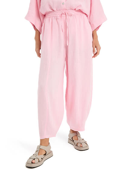 Брюки женские серии LINEN, цвет нежно-розовый, фото 2