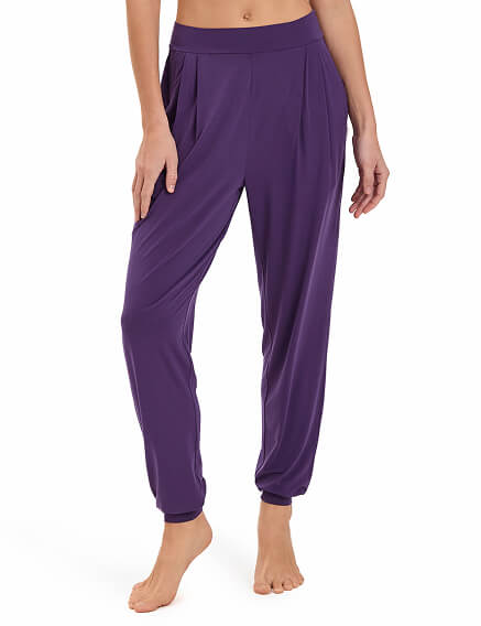 Джоггеры женские серии Bamboo, цвет фиолетовый, фото 2