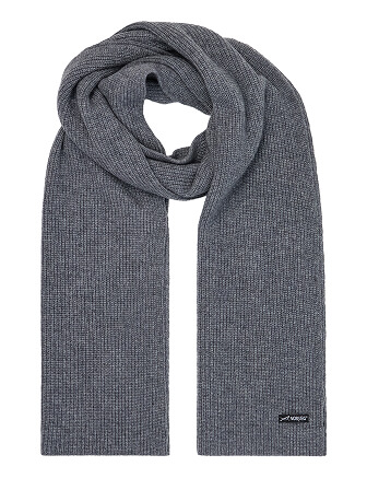 Шарф женский, цвет серый меланж, фото 2