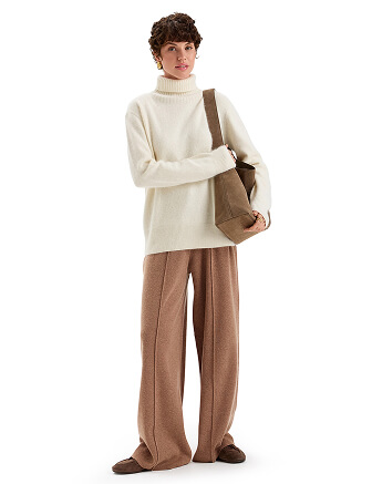 Свитер из пуха ангорского кролика, цвет белый, фото 3