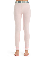 Термолеггинсы детские для девочек-подростков серии SOFT. Знак Woolmark Розовый