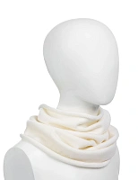 Теплый снуд из шерсти мериносов для мальчиков Белый