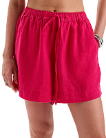 LINEN Шорты женские casual Фуксия