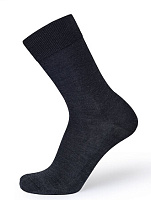 Термоноски женские серии WOOL+SILK Серый