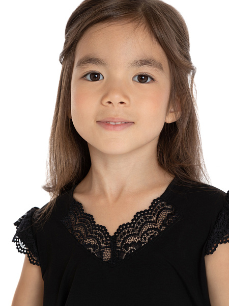 Топ серии Bamboo для девочки, цвет черный, фото 3