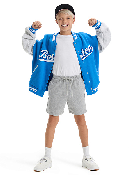 ORGANOMICA Cotton Шорты для мальчика, цвет светло-серый, фото 1