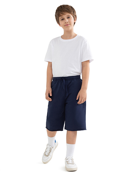 Шорты детские для мальчика Cotton, цвет темно-синий, фото 1