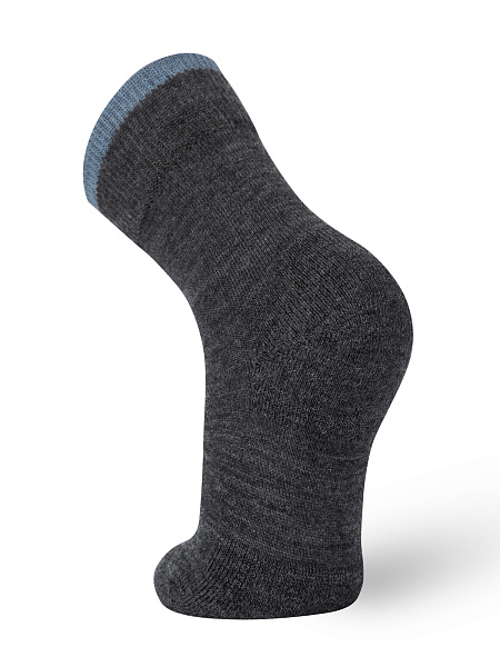 Термоноски детские серии Thermo-Heat, цвет темно-серый меланж, фото 3