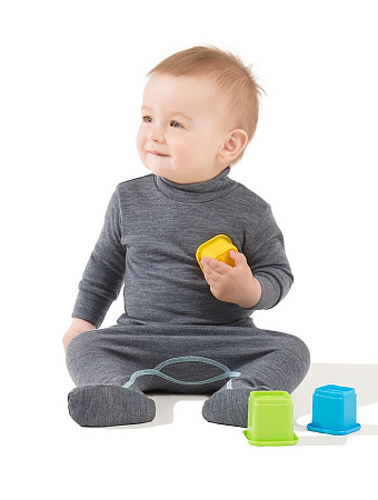 Ползунки детские серии SOFT, цвет серый, фото 1