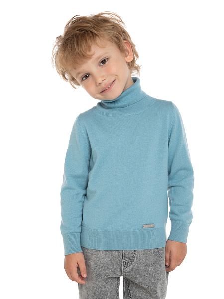 Свитер Cash Touch детский для мальчиков, цвет голубой пепельный, фото 1